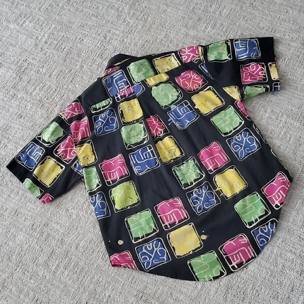 Java Lava | Retro Abstract Color Shirt - Picture 4 of 7